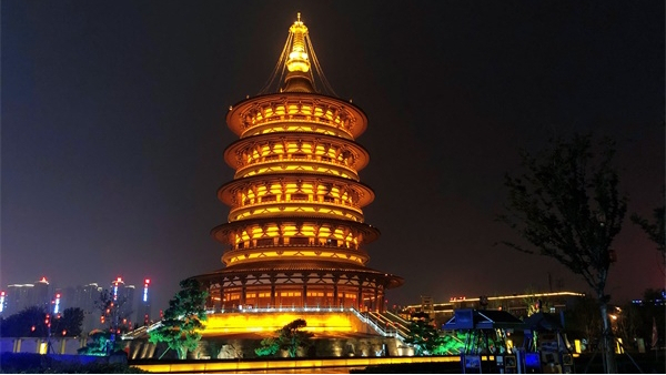 古建筑燈光亮化，展現(xiàn)古建千年文化