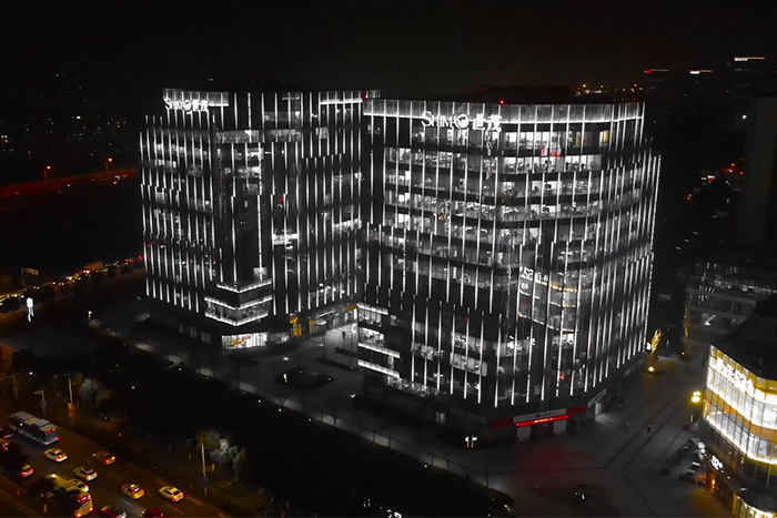寫字樓外墻亮化竟然有這樣的提升企業(yè)品牌效益？