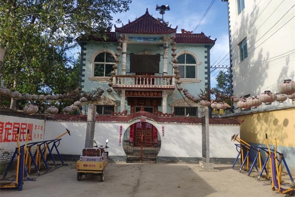 河南省安陽(yáng)市農(nóng)村亮化工程施工前效果